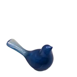 Small Birds Resin -Blue or Teal Color Bird Figure as Described