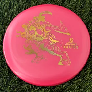 Discraft Big Z Collection Kratos with Big Z Stock Stamp with Inside Rim Embossed PM Paul McBeth Stamp - 174.0g - Solid Pink