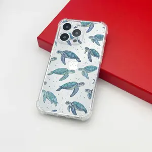 [Trending]Blue Turtle Clear Phone Case For IPhone 17 16 15 14 13 12 11 Pro Max Plus 7 8 XR X XS Max Shockproof Protective Phone Case