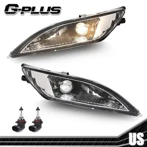 2PCS Front Bumper Fog Lights Driving Lamps Halogen Fits 2006-2010 Toyota Sienna