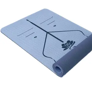 Durable and Lightweight Yoga Mat with Non-slip Surface and Ample Cushioning for Comfortable Practice Sessions - 68" x 24" - Available in Multiple Colors
