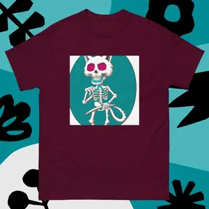 Skeletonichi's Cat Men's classic tee