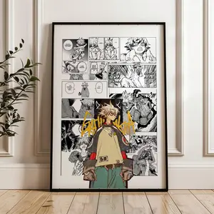Gachiakuta Rudo Poster Curated Manga Panels Digital Wall Art for Anime Room Aesthetic and Perfect Otaku Gift Idea