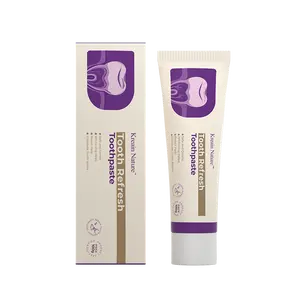 Kreain Nature Tooth Refresh Toothpaste for Fresh Breath Natural Ingredients Gentle Care Whitening Helps Repair Stains Eliminate Stains Oral Care