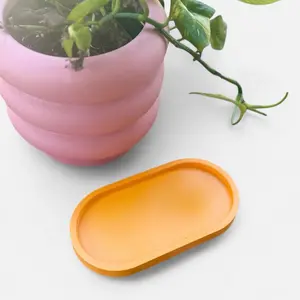 Medium Ceramic Dish -Saffron Yellow with Smooth Finish, Ideal for Various Uses, Versatile Design
