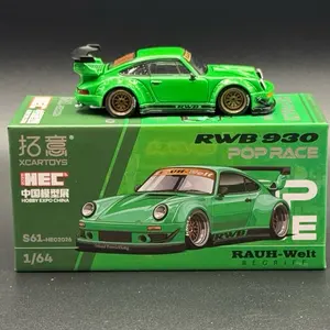 Pop Race HEC Hobby Expo China Special Edition Porsche RWB - Green - 1:64 Scale - Chance of Chase