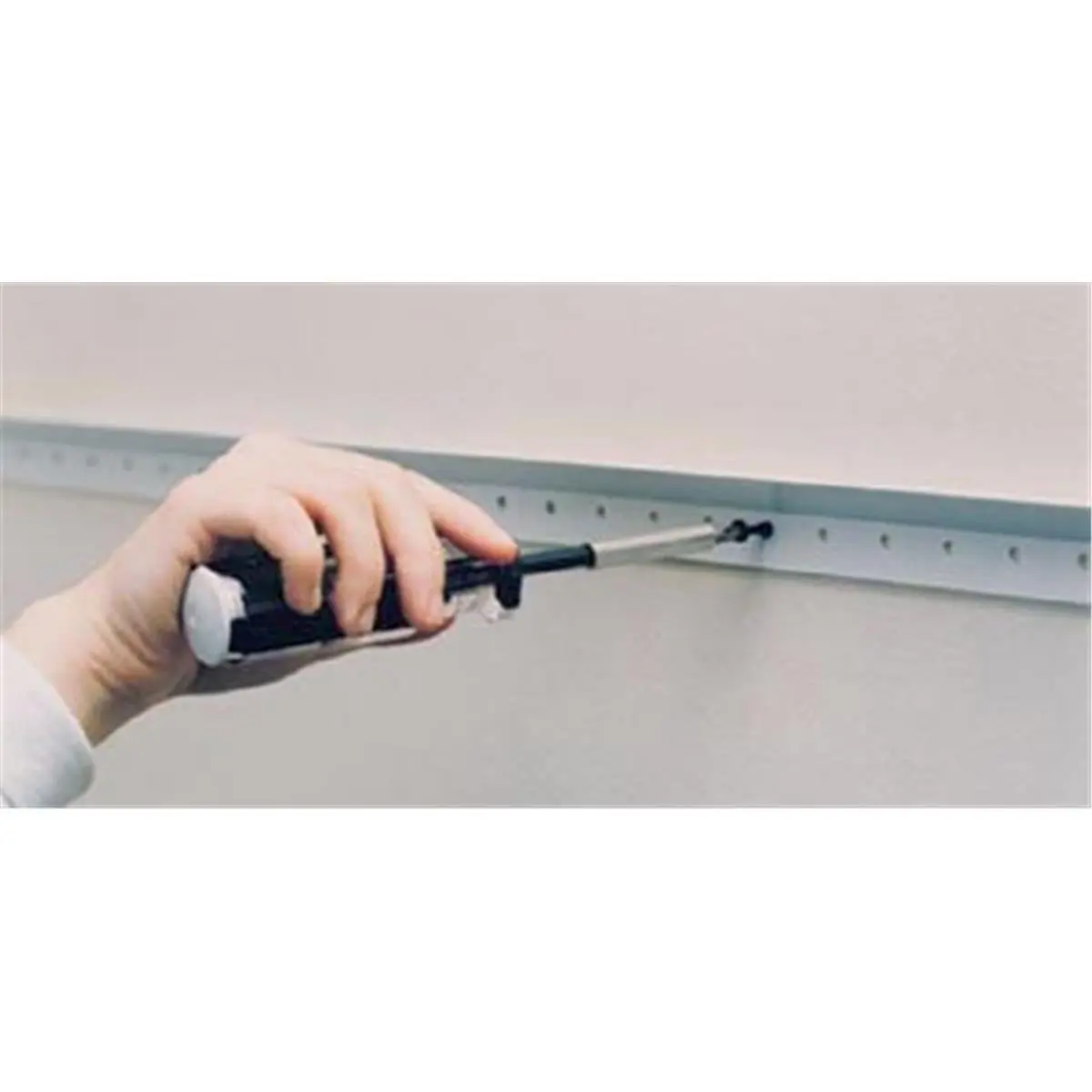 212 MAIN Durable Wall-Mounted Metal Closet Rail, 48 in Length, 1-Pack Home Organizer Storage Solution