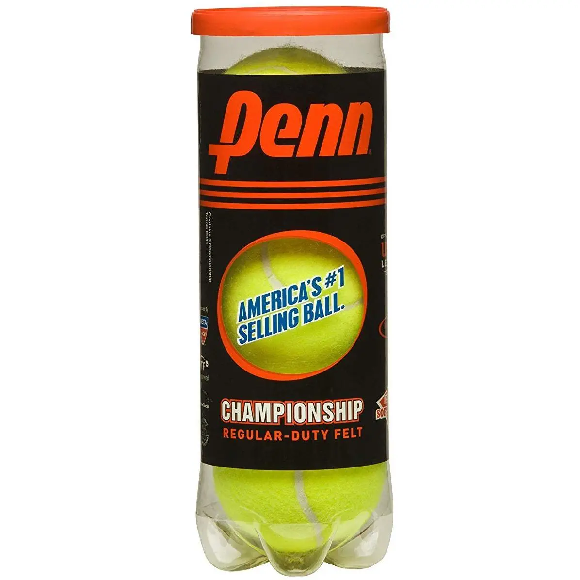 Penn Championship Regular Duty Tennis Balls - Can (3 Balls)