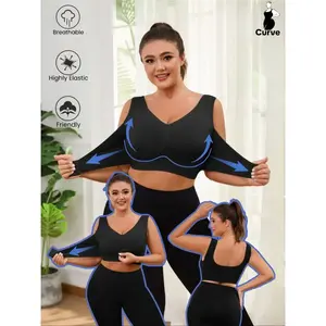 Large size women's seamless elastic push up bra with adjustable front buckle, comfortable, breathable, soft elastic top, no padding, suitable for all seasons, knitted fabric, women's underwear, suitable for daily or any occasionRAIMENTRY