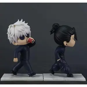 Anime Jujutsu Kaisen Character Sato Gojo Geto Suguru Action Character Mini Version Statue Model Doll Toy Collection Gift