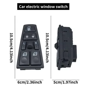 2004-2012 Volvo Truck Glass Switch, Oe: 20752918, Fits Fh12/fm/vnl/vn Series, Electric Window Switch Assembly, Glass Raiser Key