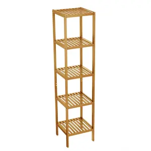 Garvee 82" H x 59" W Heavy Duty 5-Tier Metal Storage Shelves with Wheels and Adjustable Feet, 3300 lbs Capacity Wire Shelving Rack for Garage, Home, Commercial, Pantry, and Warehouse Use