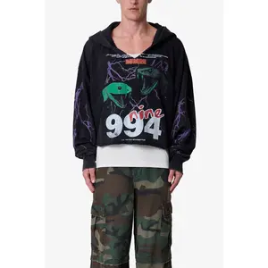 mnml Snake 994 Hoodie - Black
