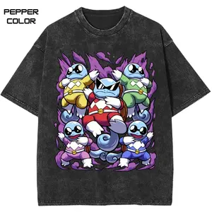 P Ranger SSquad Graphic T-Shirt , PKM Shirt, Anime Vintage T-Shirt, Anime Merch, Stylish Crew Neck Short Sleeve T-Shirt Unisex, Streetwear for Men,for Women,Gift Anime fans