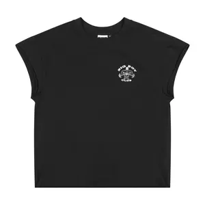 "Big Boy Club" Cap Sleeve Cropped Tee