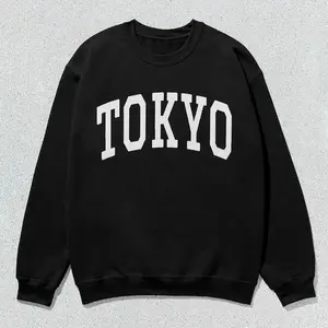 Tokyo Sweatshirt Collegiate Crewneck Sweater Unisex