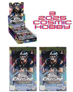 BREAK 1212 7/2: (3) 2025 TOPPS COSMIC CHROME FOOTBALL HOBBY Box Pick Your Team Break PYT