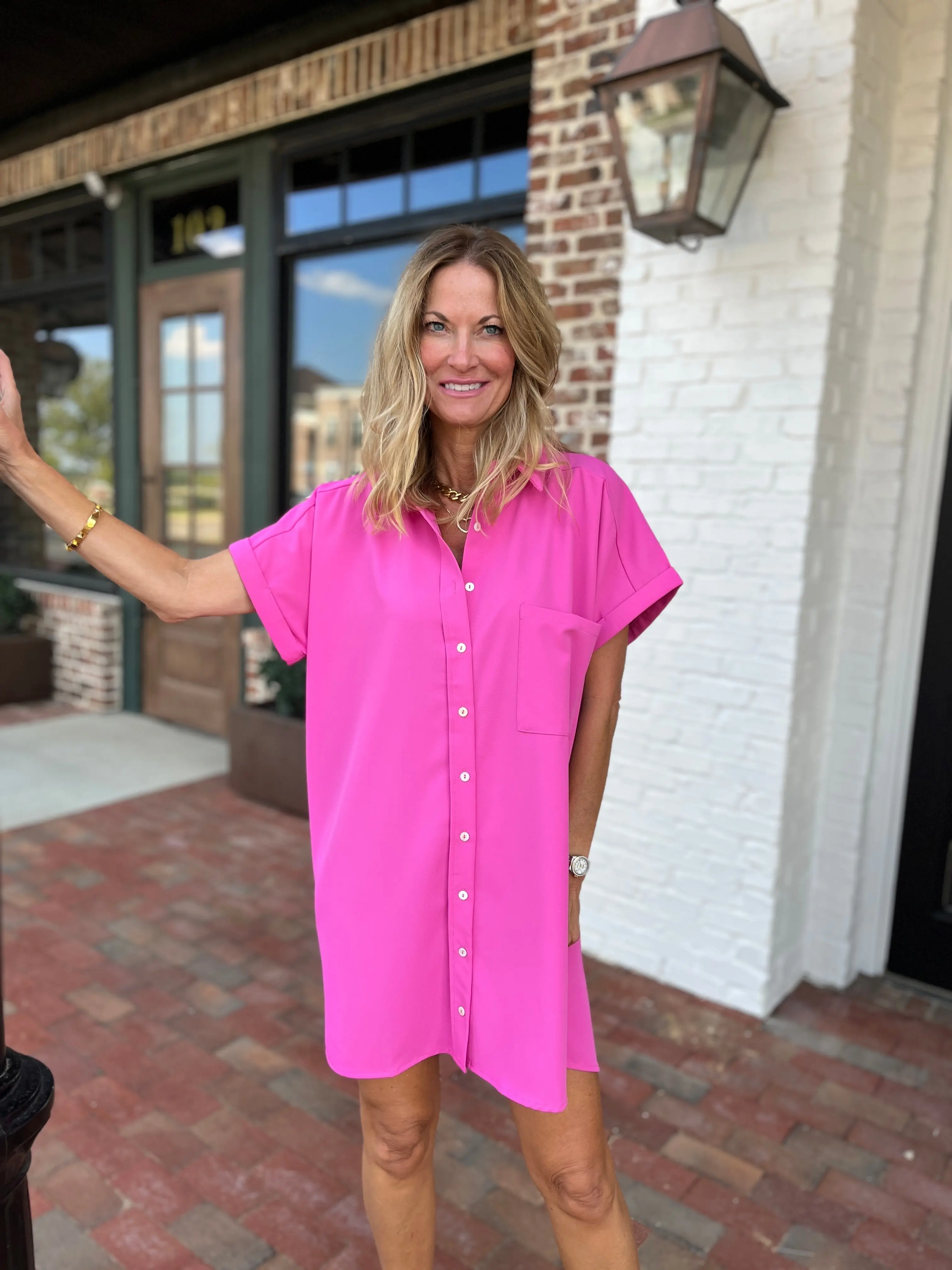 Entro | Sunny Stroll Dress Orchid
