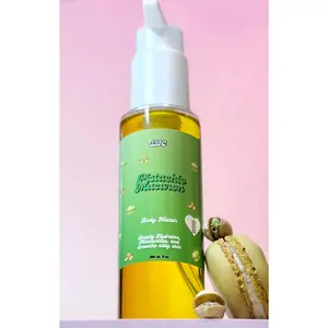 Pistachio Macaron Body Nectar - Scented Body Nectar - Long Lasting - 100% Ounce of Olive Extract - Moisturizing Formula