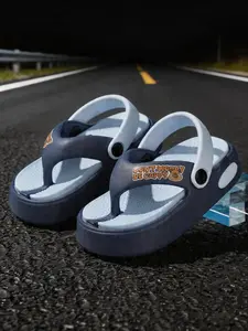 Home Slippers, Summer Shower Sandals, Toddler & Kids Lightweight Comfortable Fashion Casual Outdoor Sports Shoes, Casual Flip Flops