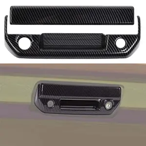 Laser-Cut Tailgate Rear Trunk Door Handle Cover Trim Set of 2 - UV-Resistant Scratch Guard, Stylish Automotive Exterior Accessory for 2023+ Chevy Colorado, GMC Canyon, Set Of Two
