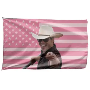 Glen Powell Flag ,Glen Powell Pink Wall Tapestry American Flag, Gift For Him, Gift For Her Gift For Him, Gift For Her