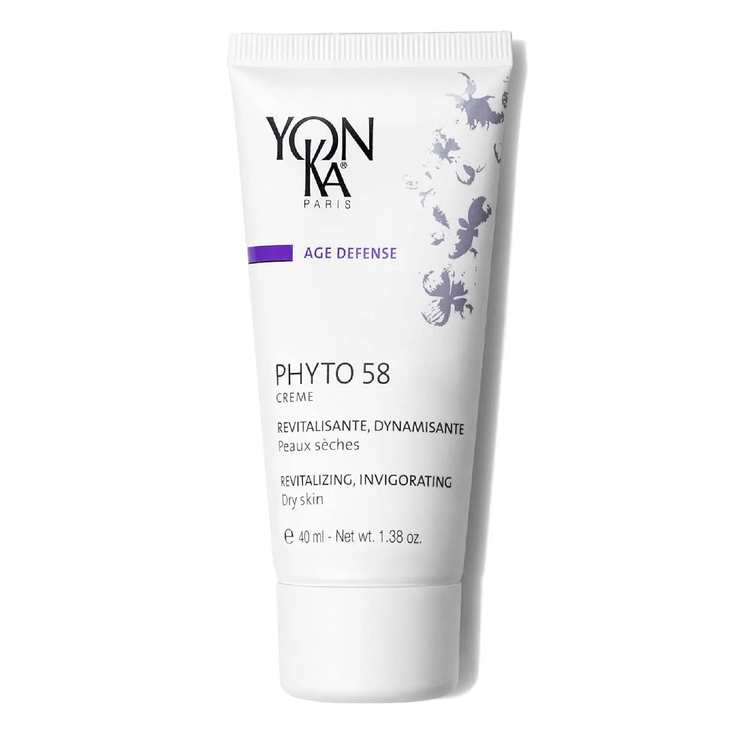 Yon-Ka Phyto 58 PS Night Cream (50ml) Anti-Aging Vitamin E Face Moisturizer for Dry Skin, Anti-Wrinkle Night Treatment to Reduce Pores and Revitalize Skin facial  moisturizer