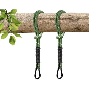 Heavy Duty Tree Swing Ropes, Hammock Tree Straps Hanging Kit, for Outdoor Swings Hammock Playground Set Accessories