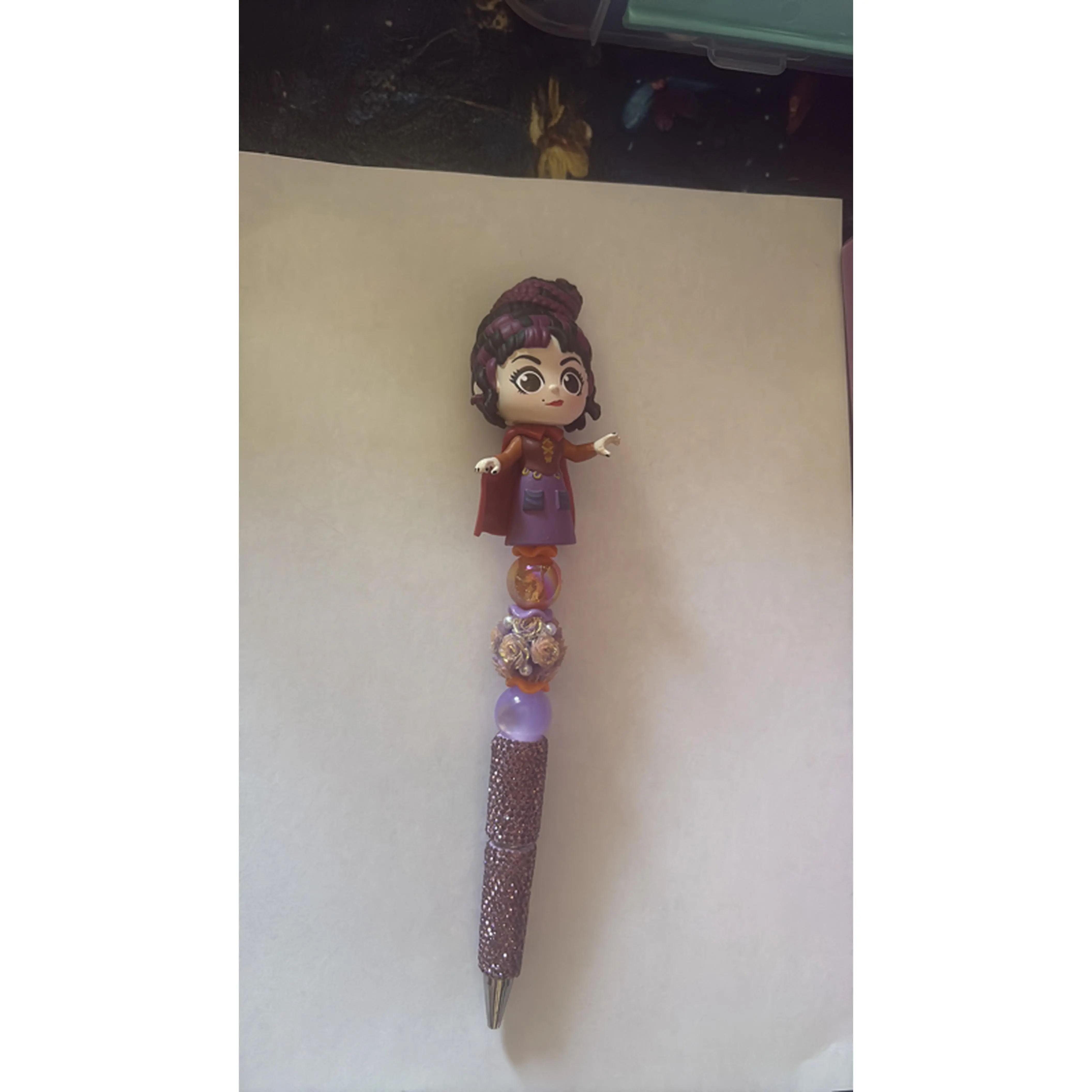 Halloween Theme Stylus Pen with Adorable Character Art, Sparkle Detail for Tablets & Computers