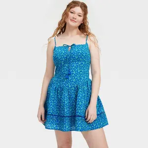 Women's Lobsters Drop Waist Mini Dress - Roller Rabbit