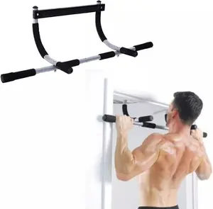 Heavy-Duty Upgraded Pull Up Bar for Doorway - 300 lbs Capacity, Portable Home Fitness Bar for Indoor Upper Body Workout & Daily Strength Training