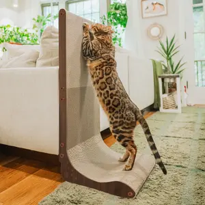 Premium Comfort Scatcher Wall (Dark Cherry, Large)