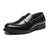 BRUNO MARC Men's Classic Soft PU Leather Penny Loafers - Slip-On Comfortable, All-Black, Business Casual, Classic Chic Walking Shoes with Memory Foam Insole for Multi-Season Use, Comfortable Loafers, All-Black Loafers