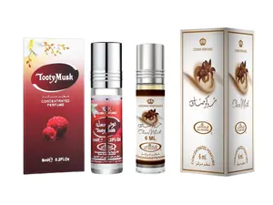 (2pc Bundle Pack) Choco Musk + Tooty Musk - 6ml Perfume Oil Roll-On by Al-Rehab