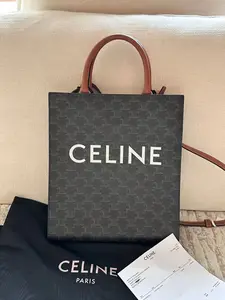 Pre-owned Celine Classic Triomphe Monogram Medium Tote Bag, 2021 Full Set, 2020 Code, Normal signs of use