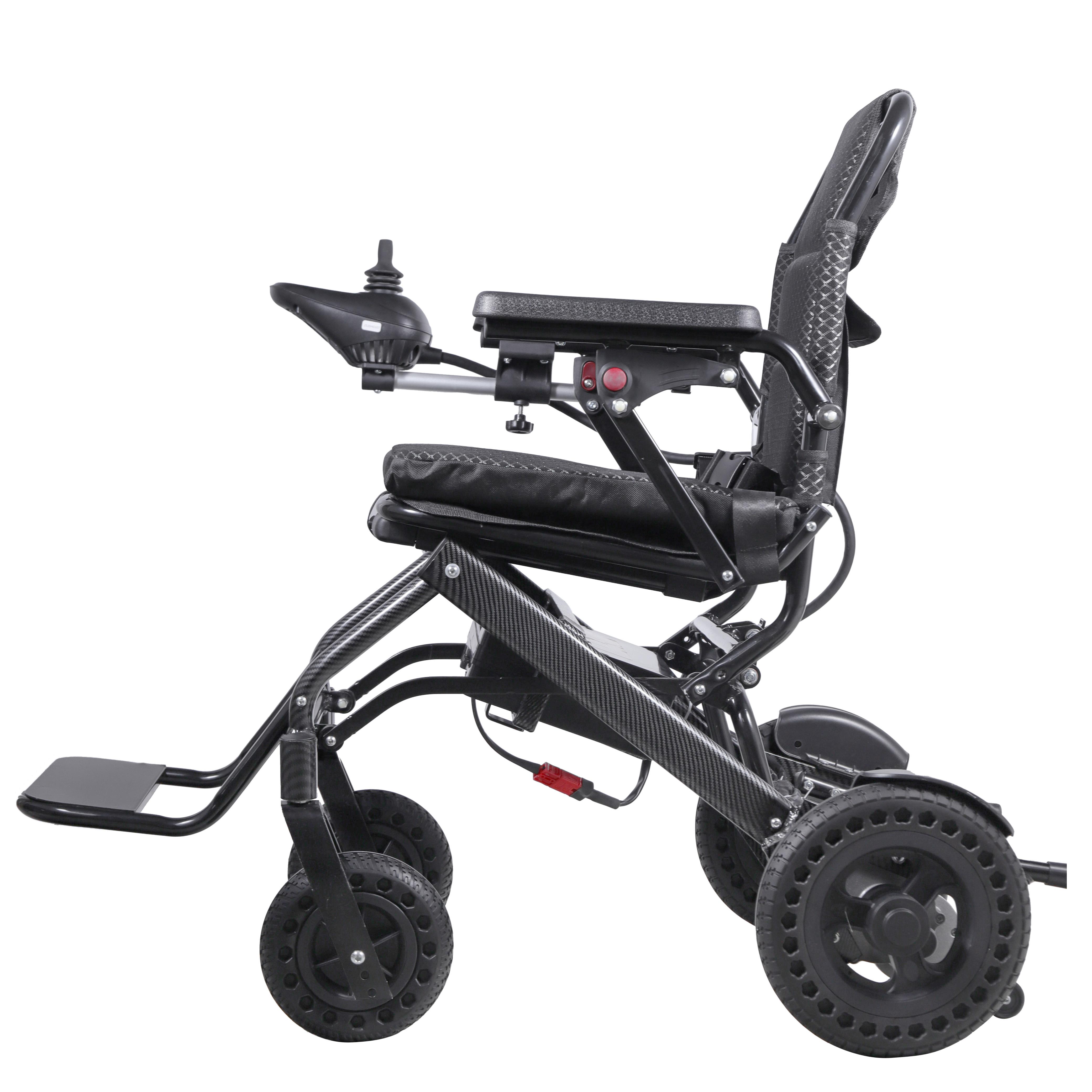 Zigtik EW7 Electric Wheelchair Adults Lightweight Folding -13 Miles Range Motorized Power Chair Indoor Outdoor