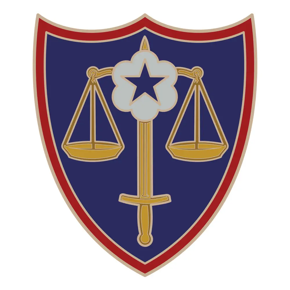 CSIB Military Official Vinyl Sticker - Trial Defense Service Decal, 5" h x 4" w, Made by USAMM, Stickers