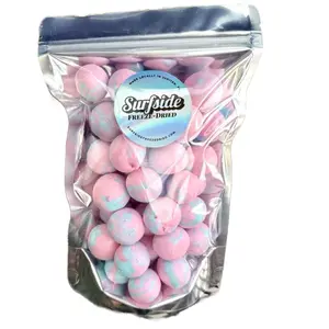 Surfside Freeze-Dried Cotton Candy Saltwater Puffs 3oz - Freeze Dried Taffy Light Crunchy Salty Sweet Snack Gluten-Free | TikTok Trend Flavor Sugar Bonbon