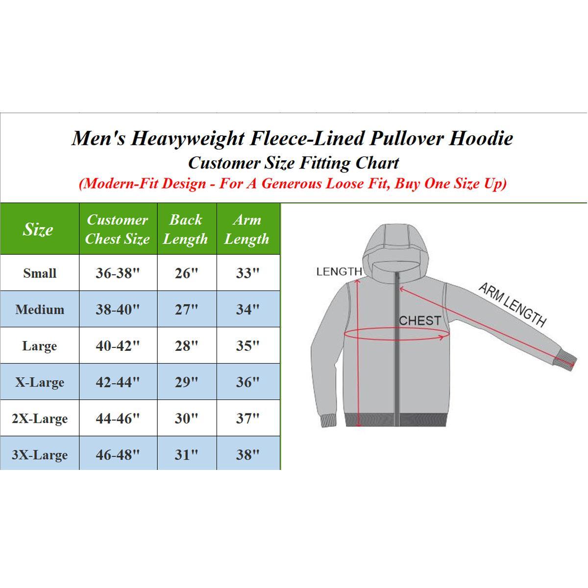 Men's 3 Pack Heavyweight Fleece Lined Zip & Pullover Hoodies Menswear Plain