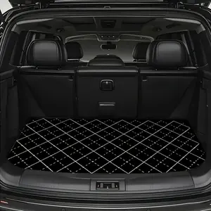 Geometric Car Trunk Mat Bottom Grid, Easy Clean Surface, Compatible with Trucks/suvs, Car Interior Accessory, Ideal Gift for Birthdays Christmas