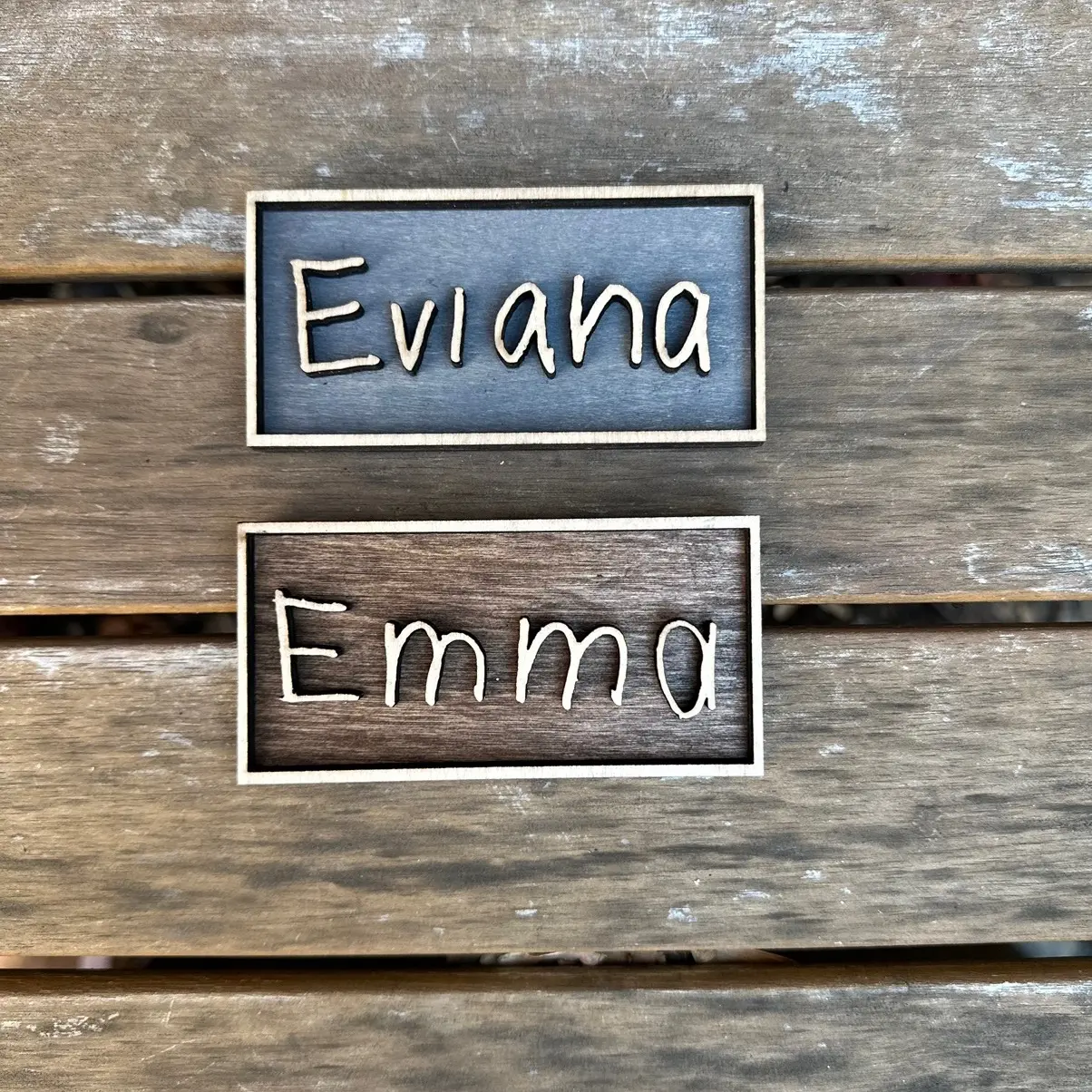 Handwritten Name Magnet Decor Handwriting keepsake