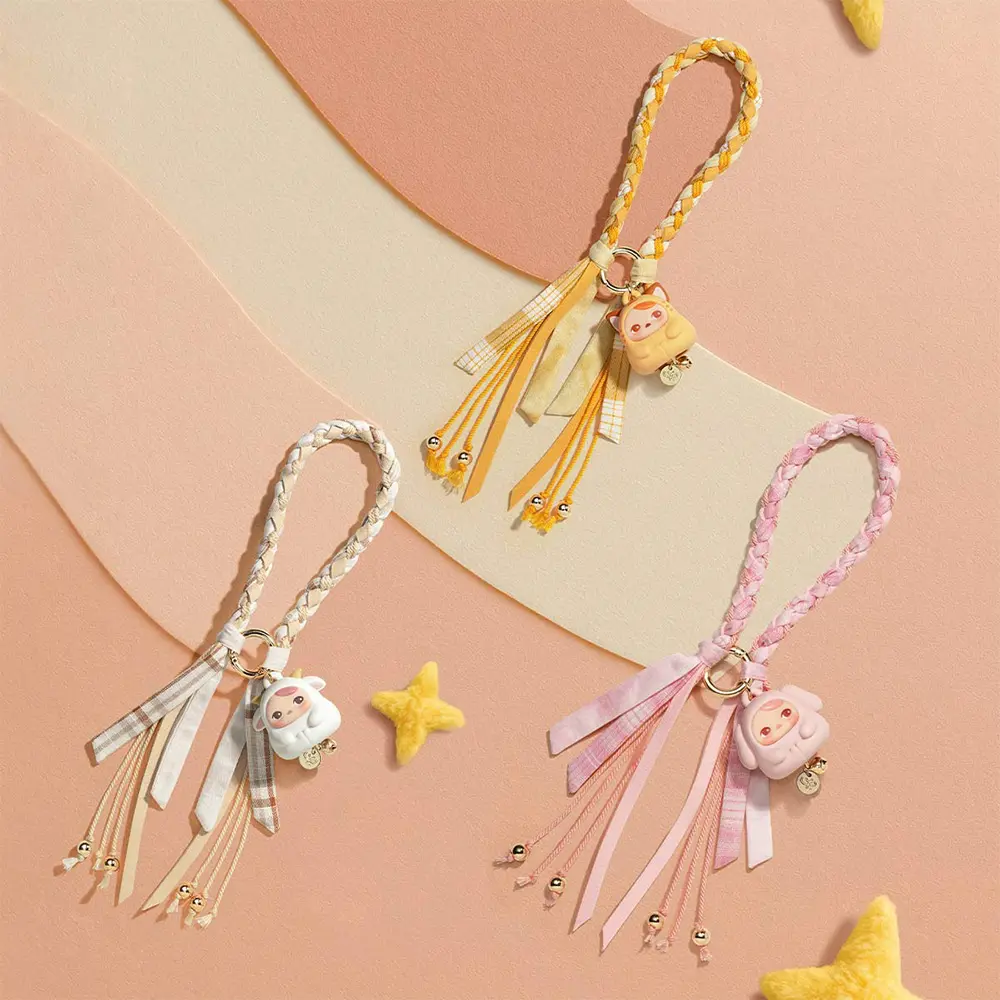 POP MART Pucky Tap Tap Babies Series-Pendant Blind Box,Surprise Gift