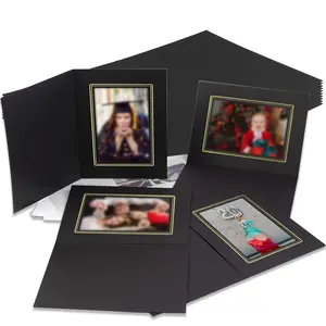 12 Pcs Cardboard Photo Frames, DIY 4x6 Photo Albums, Lining, Perfect for Christmas, Travel, Graduation, Wedding, Birthday
