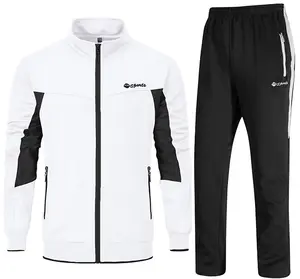 Limited-time clearance sale TBMPOY Men's Tracksuit Sweatsuits 2 Piece Set Athletic Jogging Gym Activewear Sweat Track Suits Sets