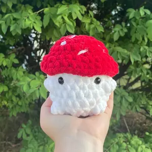 Mushy man | handmade stuffed animal | mushroom | plush mushroom | handmade crochet mushroom | amigurumi mushroom | kawaii mushroom | kawaii plush |