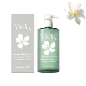 Vitaliq Hyaluronic Acid Hydrating Body Serum - Lightweight, Fast-Absorbing Body Moisturizer for Deep Hydration, Silky Non-Greasy Skin, Suitable for All Skin Types (1pc)