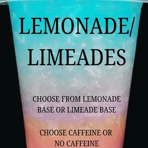 Loaded lemonade/limeade tea, dry tea kits. Perfect for on the go! Includes vitamins, green tea, sugar free flavors and caffeine! Great alternative for energy drinks. Can make with or without energy. natural teas