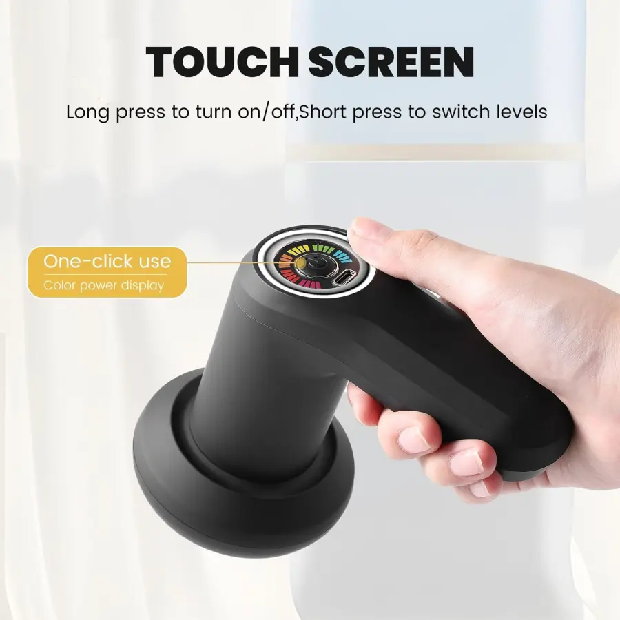 Portable home massagera multifunctional, powerful vibrating body massager  that's handheld and comes with five massage