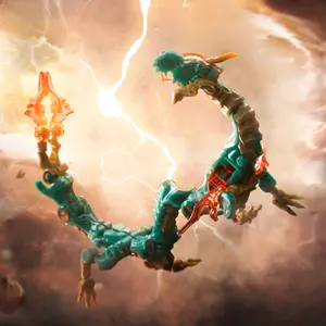 52TOYS MB-14 CHINESE DRAGON Deformation Toys Action Figure, Converting Toys in Mecha and Cube, Perfect Birthday Party Gift for Teens and Adults