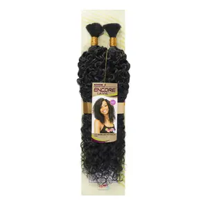 Janet Collection Human Hair Blend Crochet Braids Encore La Vie Water Bulk (18"-24")